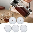 thumbnail image 1 of TOPINCN Stainless Steel Coffee Mesh Filter,5Pcs Stainless Steel Coffee Filter for 600ml French Press Coffee Pot Mesh Filter Accessory,Coffee Mesh Filter, 1 of 7