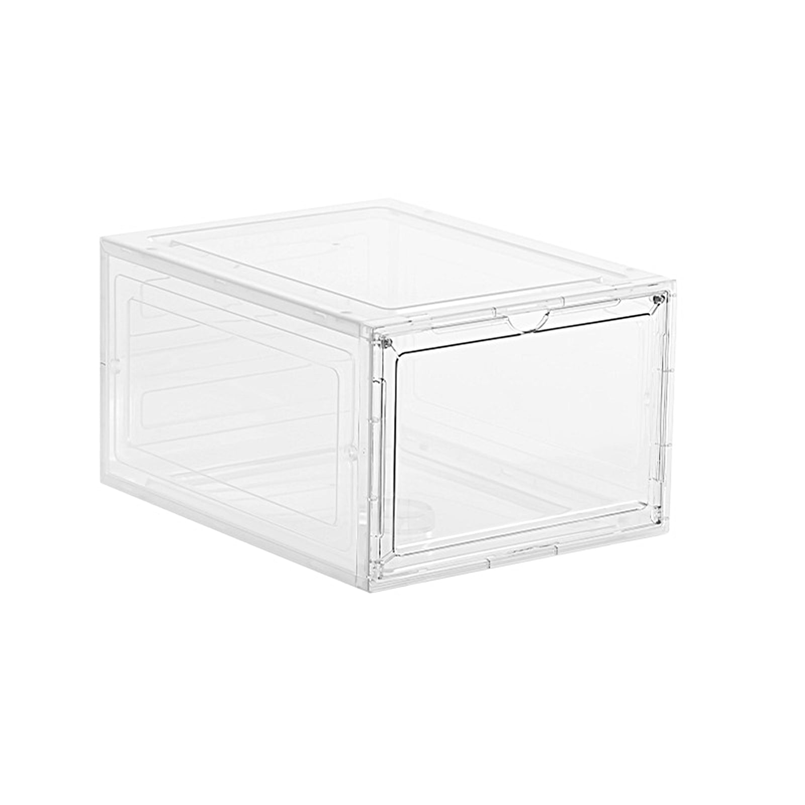 DEZENE Clear Shoe Storage Boxes: Pack of 6 Stackable Plastic Shoe Organizer  Containers for Closet, D…See more DEZENE Clear Shoe Storage Boxes: Pack of