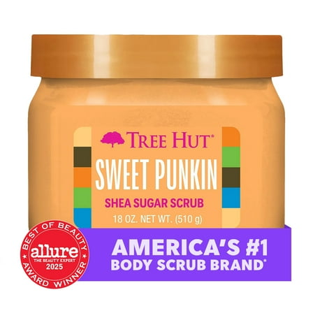Tree Hut Sweet Punkin Shea Butter Sugar Body Scrub, 18 oz
