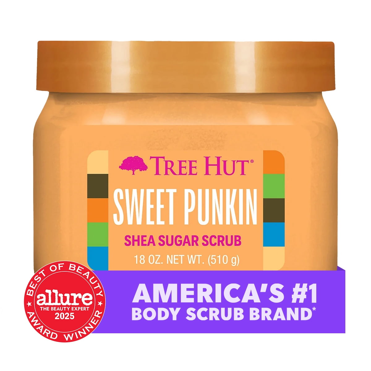 Tree Hut Sweet Punkin Shea Butter Sugar Body Scrub, 18 oz