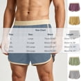 thumbnail image 4 of Asxite Plus Size Mens Pajamas Shorts Loose Breathable Solid Thin Casual Sleepwear, 4 of 7