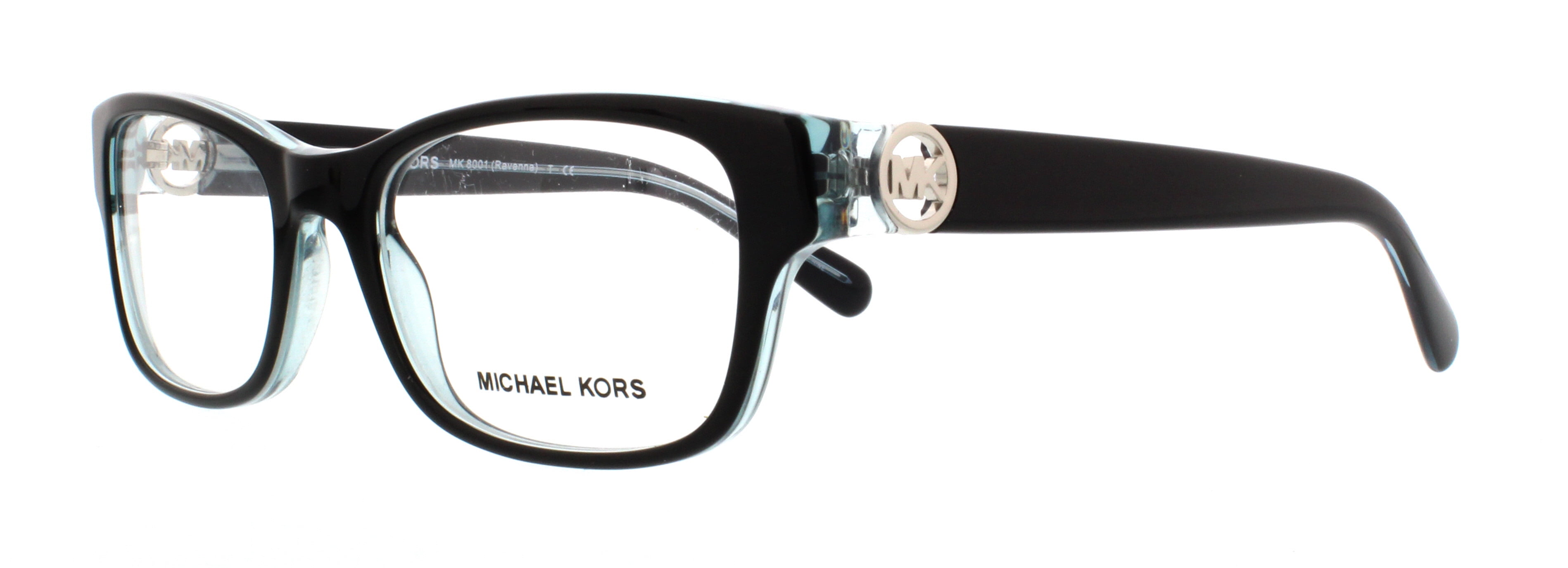 MICHAEL KORS Eyeglasses MK 8001 3001 Black Blue 51MM - Walmart.com