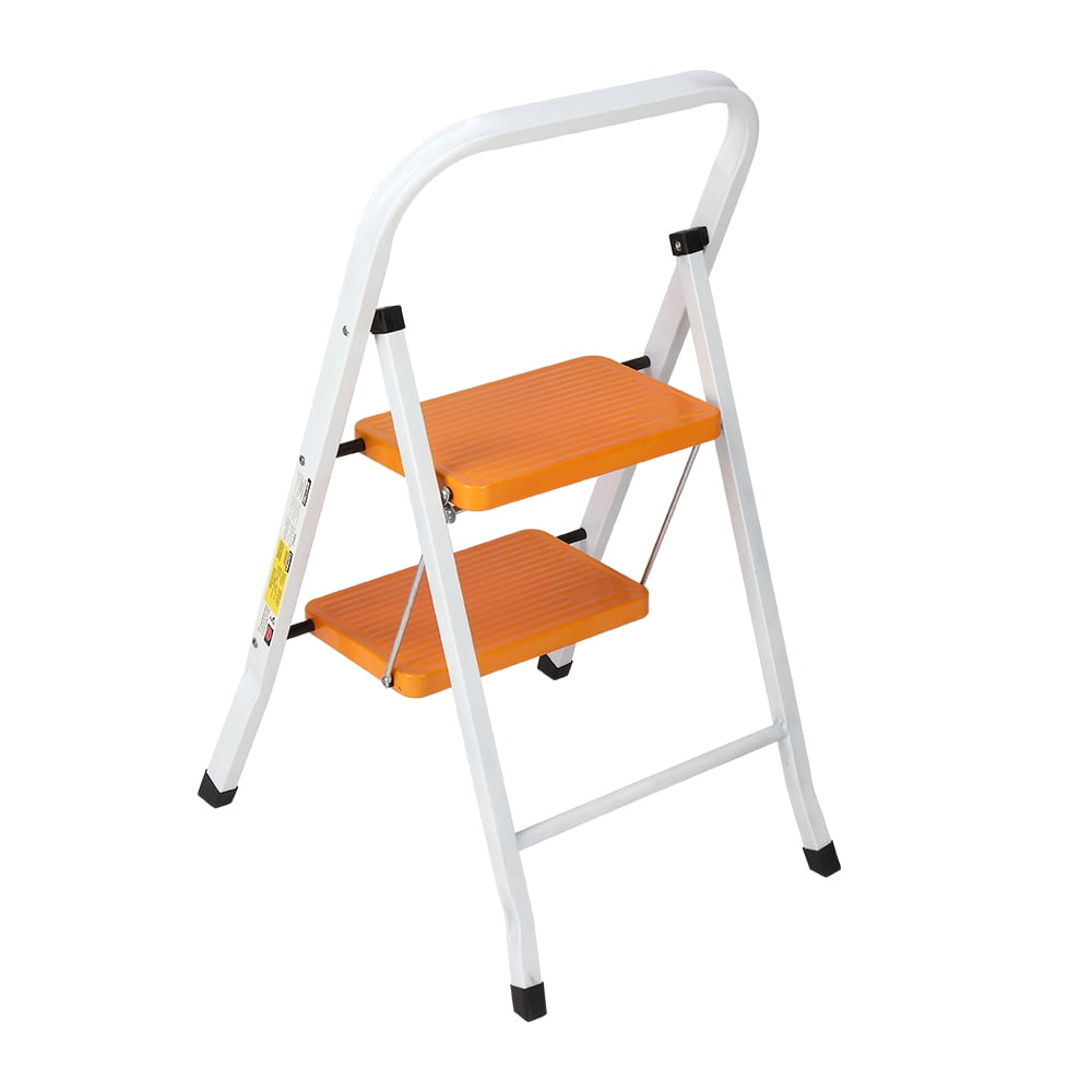 Private Jungle 2 Step Ladder Portable Step Stool with Handgrip Anti-Slip and Wide Pedal Sturdy Steel Ladder Multi-Use for Home,Garden and Office Private Jungle 2 Step Ladder Portable Step Stool with Handgrip Anti-Slip and Wide Pedal Sturdy Steel Ladder Multi-Use for Home,Garden and Office