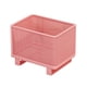 thumbnail image 1 of Cesta organizadora de almacenamiento de cocina de encimera, de hierro, para despensa, para verduras y huevos. rosa, 1 of 9