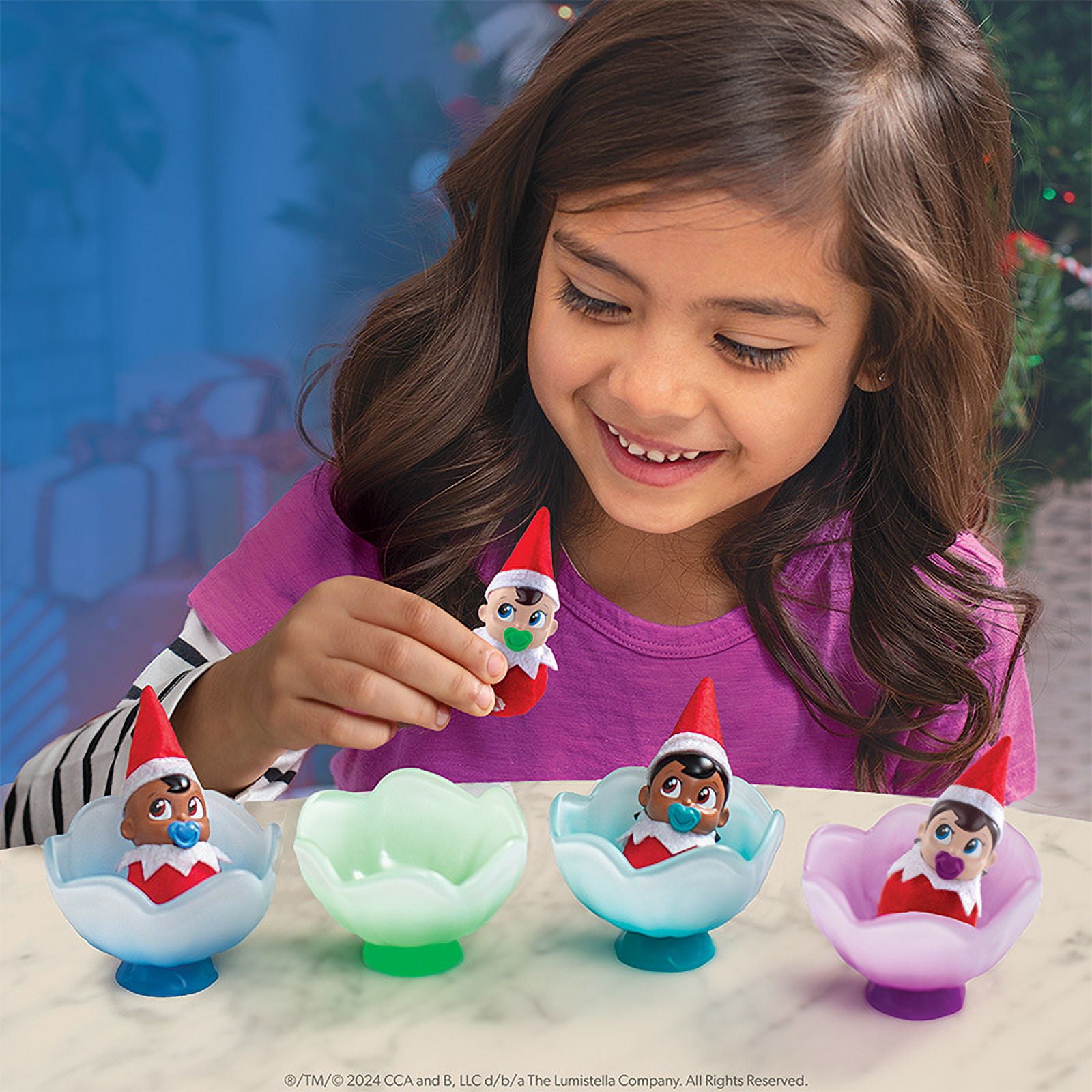 The Elf on the Shelf Frost Pips Mini Blooms Elf Baby (Blue-Eyed Boy)