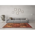 thumbnail image 3 of Ahgly Company Indoor Round Persian Brown Traditional Area Rugs, 5' Round, 3 of 4