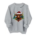 thumbnail image 6 of Asgosdo Women Christmas Sweatshirts Long Sleeve Graphic Print Tops Casual Warm Xmas Holiday Winter Shirts, 6 of 6