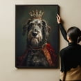 thumbnail image 6 of Dog Canvas Print Funny Scottish Deerhound Dog Painting Poster Vintage Wall Art Starry Night Artwork Picture for Bedroom Decor, 6 of 6
