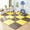 brown yellow, variant on 8/16pcs Pink Foam Play Mat, Interlocking Puzzle Carpet Floor Mat for Baby Crawling and Exercise Various Colors Available Toys