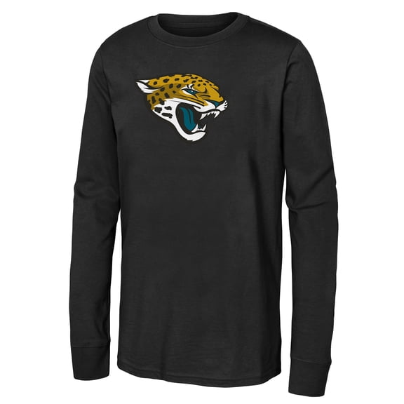 Youth Outerstuff Black Jacksonville Jaguars Primary Logo Long Sleeve T-Shirt