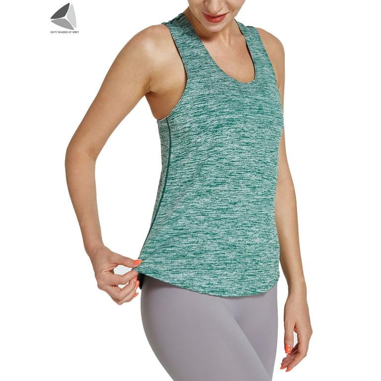 Walmart womens workout tank on sale tops