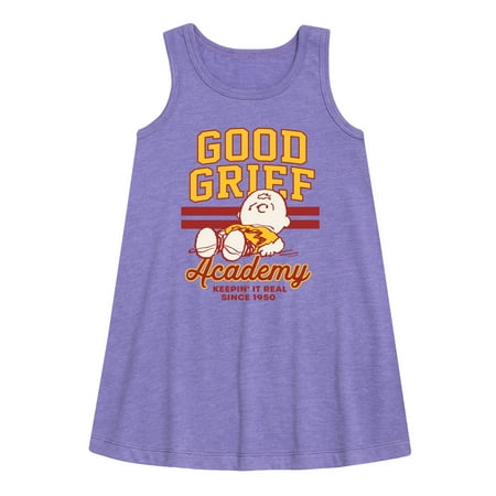 

Peanuts - Good Grief Academy - Toddler & Youth Girls A-line Dress