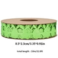 thumbnail image 2 of Homekingdee Easter Ribbon with Carrot Rabbits and Egg Cutouts - Polyester Decorative Bow for Gift Wrapping Easter Party Spring Decorations, 2 of 6