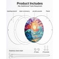 thumbnail image 4 of GNOIX Acrylic Puzzles Suncatcher Window Hanging, 7.4 Inch Sun Catcher Acrylic Puzzles, Garden Decoration for Women Men Mom Birthday Gift Home Decor (Sunrise Ocean Wave Landscape B), 4 of 9