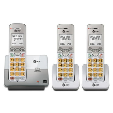 AT&T EL Handset DECT 6.0 Cordless Home Phone Full-Duplex Handset Speakerphone, Backlit Display, Lighted Keypad, Caller ID/Call Waiting, Phonebook, Eco Mode, Voicemail Key, Quiet Mode,Intercom