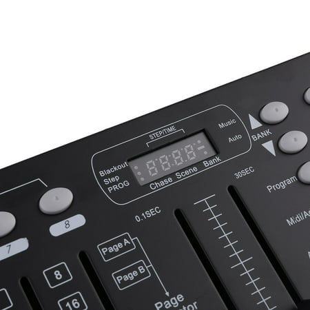 192 Channels DJ Equipment Console DMX512 Stage Light Controller Console Durable Plastic Party DJ Operating Stage