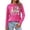 C-Hot Pink179, variant on DHFJKG Easter Bunny Shirts For Women Round Neck Long Sleeve Graphic Tee Soft Everyday Basic Top Cute Print Comfortable Loose Fit T Shirts Versatile Tops
