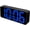 Black Case + Blue Digit, variant on Large Digital Alarm Clock Big Numbers for Seniors & Visually Impaired, RGB 9 Inches Desk Clock for Bedroom, Dimmable Jumbo Display, USB Ports, Loud Alarm for Heavy Sleepers, Adjustable Volume