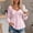 Pink, variant on Personality Women's Tops,Square Neckline,Drawstring Tie Front Bust,Long Puff Sleeve with Smocked Ruffled Cuffs,Eyelet Fabric,Peplum Hem,Fitted Waist,Solid Color
