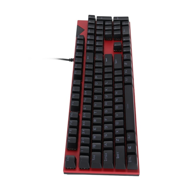Teclado Mecánico, Teclado De PC, Interruptor Rojo, 104 Teclas, Puerto USB, Intercambio En Caliente Para Juegos, Oficina, Hogar