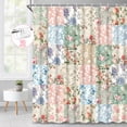 thumbnail image 6 of Ikfashoni Spring Flowers Shower Curtain with Hooks,13pcs Waterproof Fabric Bathroom Curtain, 72"X72", 6 of 8