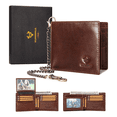 thumbnail image 2 of Cartera Para Hombre, De Piel Auténtica, Con Bloqueo Xtellar cafe, 2 of 3