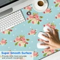thumbnail image 2 of Long Mouse Pads for Desk,Pioneer Flower Floral Print Pattern Desk Mats on Top Of Desks, Desk Mouse Pad Extra Large with 3mm Non-Slip Base and Stitched Edge for Gaming,Office,Work,Home 47.3"x23.6", 2 of 6