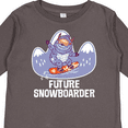 thumbnail image 4 of Inktastic Snowboarding Future Snowboarder Boys or Girls Long Sleeve Toddler T-Shirt, 4 of 5