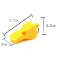 thumbnail image 6 of Ettsollp Whistle with Lanyard And Mouth Grip Plastic Sports Whistle Loud Crisp Sound Whistle for Coaches Referees Training Camping Emergency Survival, 6 of 8