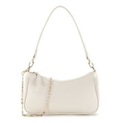 BeCool Women's Chevron Quilted Shoulder Bag White 