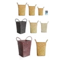 thumbnail image 2 of CRILSTYLEO Wicker Basket Rattan Braided Basket Yellow 1Pcs, 2 of 8