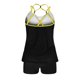 thumbnail image 3 of Gibobby Conjunto de Bikini para Mujer Swimdress Strappy Size Print Back Set Plus Traje de baño de dos piezas Mujeres Trajes de baño Tankinis Set(Negro,M), 3 of 5