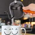 thumbnail image 3 of Long  Tea Kettle, 500ml Stainless Steel Coffee Pot, For Home Black 500ml, 3 of 8