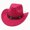 A6-Hot Pink, variant on Ccpelsie Kids Cowboy Hat Girl Boy Classic Hat Felt Cowgirls Hats with Decorative Bands for 2-12Y Children Navy,3-8 Years