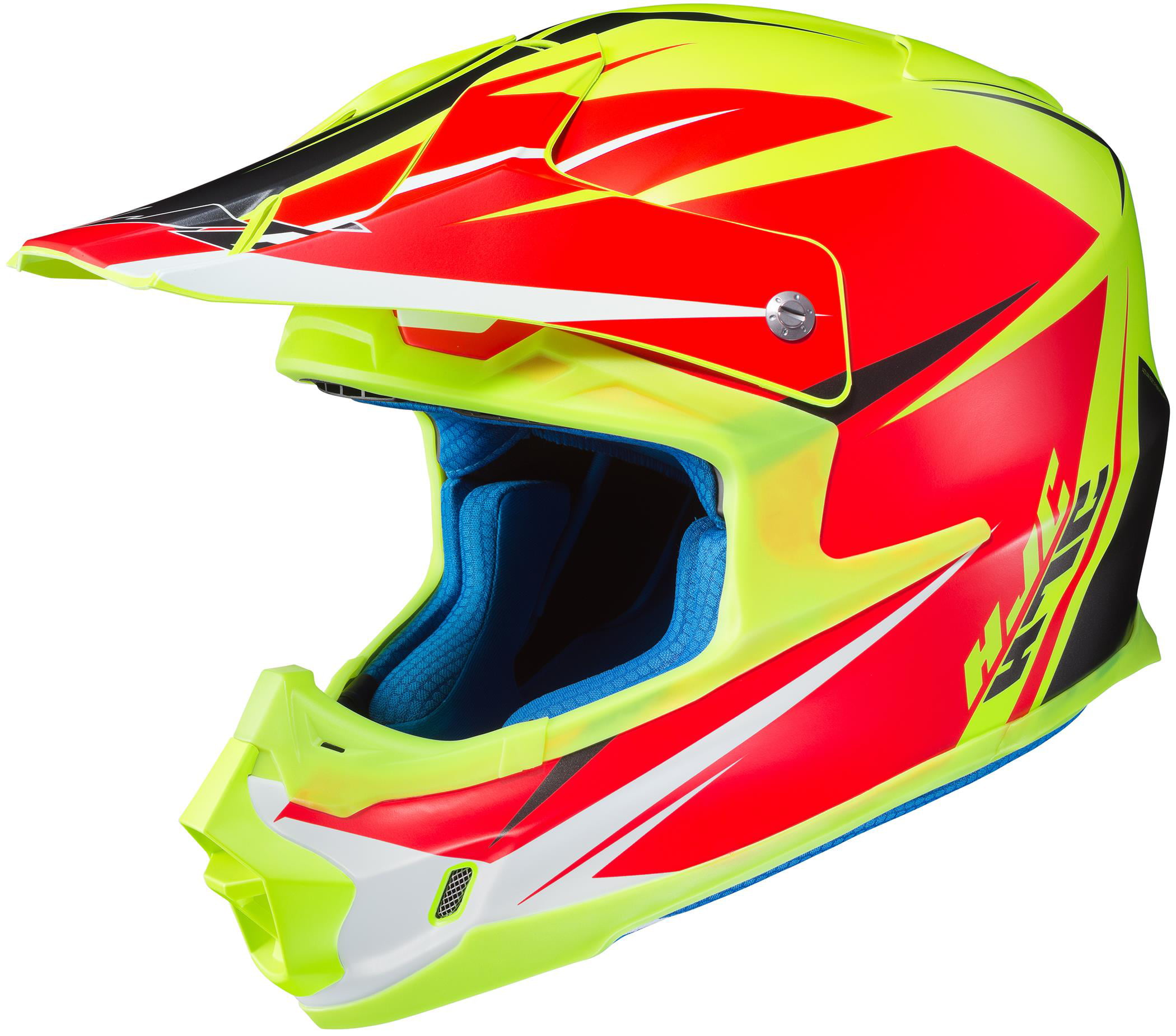 HJC FG-MX Axis Helmets XLG HI Viz Yellow