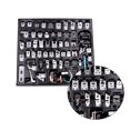 thumbnail image 3 of Multifuncional prensatelas juego de piezas de unión de bordes dobladillo enrollado prensatelas prensatelas Kit de accesorios para máquina de coser 62 Piezas Vogacara HA1195-00B, 3 of 6