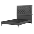 thumbnail image 3 of Box Base Cama Slim Queen Size+Cabecera Mary Gris Oscuro, 3 of 8
