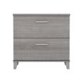 thumbnail image 2 of Bush Furniture Somerset 2 Drawer Lateral File Cabinet, Platinum Gray, 2 of 9