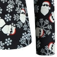 thumbnail image 4 of Men Long Sleeve Casual Button Christmas Printed Suit Jacket Two piece Set Holiday Festive Theme Funny Suits, 4 of 7