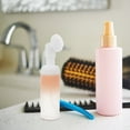 thumbnail image 4 of Miangastore 1 Set Portable Mousse Bottle With Brush Pump For Facial Wash Refillable Pet Dispenser Gradient Design, 4 of 9