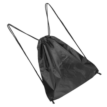 Luxshiny Black Motorcycle Bag with Polyester Material and Spacious Drawstring Closure for Storage