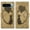 Brown, variant on For Google Pixel 9 / 10 Pro 6.3" Cat Patterned Embossed Strong Magnetic Attachment/Closure, Card Slots/Pocket, PU Leather Flip Wallet Case ,Brown,For Pixel 9 / 10 Pro