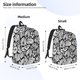 thumbnail image 2 of Fotbe Tropical Leaves Mochila de Lona con Estampado, Mochila Duradera, Mochila Versátil de Alta Calidad, Mochila Compacta Vintage-Small, 2 of 5