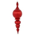 thumbnail image 1 of Vickerman M162803 Ornement Finial Rouge Brillant, 28 Po., 1 of 2