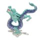 thumbnail image 4 of Estatuilla de dragón de aleación, Mini estatuilla de dragón, , artesanía, escultura de Animal, estatua de dragón para estante, chimenea, Azul claro, 4 of 8
