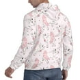 thumbnail image 6 of Wukai Cute Piggy Ballerina Print Men Hoodies Fleece Sweatshirts Long Sleeve Sweaters Pullover Fall Outfits Winter Clothes-Large, 6 of 7