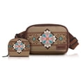 thumbnail image 1 of Riñonera Boho con correa ajustable bolso cruzado riñonera de moda para mujer, 1 of 5