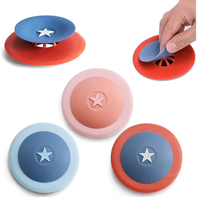 3 Piezas Tapón de Bañera de Silicona, Coladores de Drenaje de Silicona de Uso General, Tapón de Drenaje Universal, Colador de Tapón de Fregadero, para Baño, Cocina, Pisos de Fregadero, Lavabo Sincero Electrónica