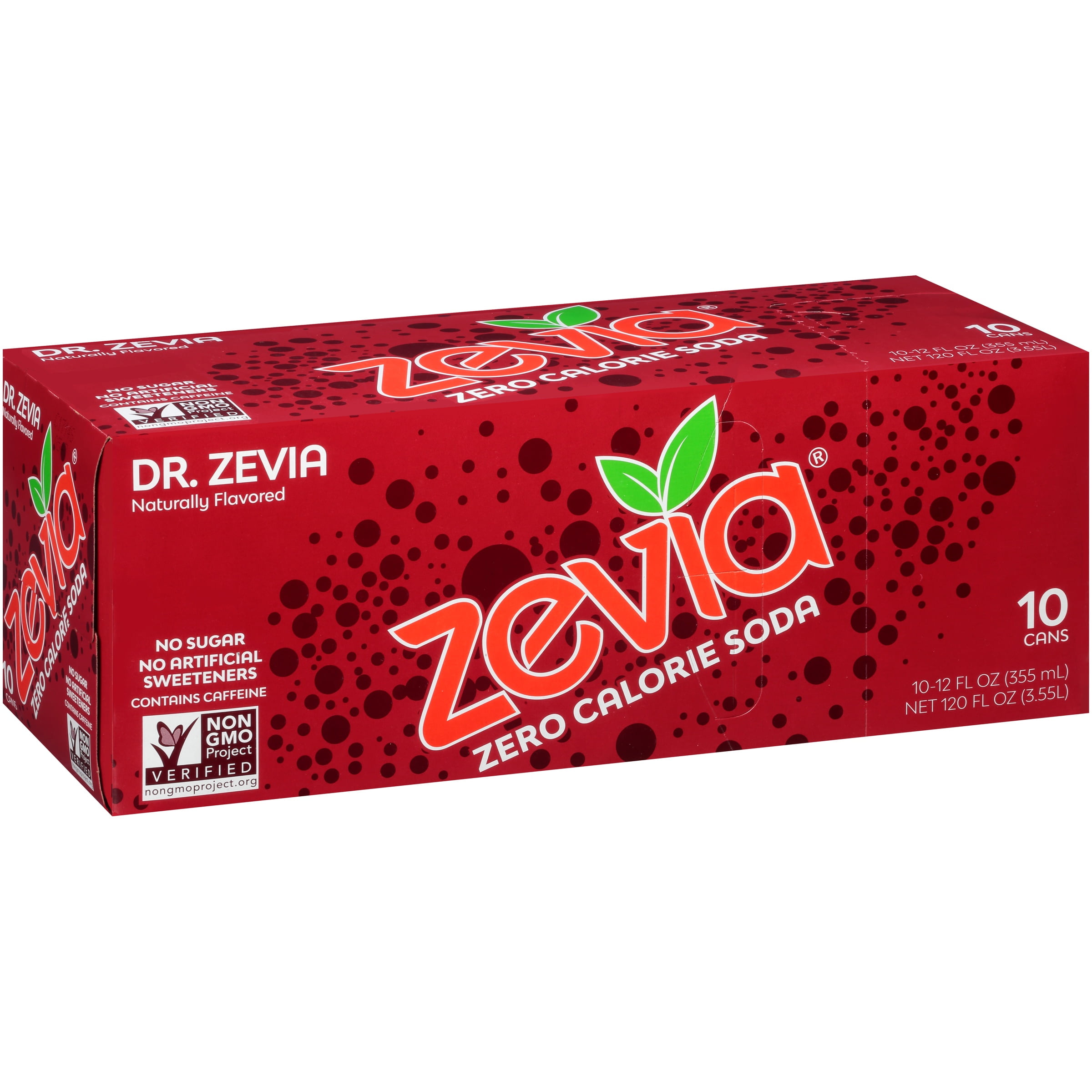 Zevia® Zero Calorie Dr. Zevia Soda 1012 fl. oz. Cans
