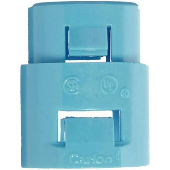 Carlon A253E-CAR Adaptateur Terminal Encliquetable 1 Pce, 3/4 Po EMT, Fileté Mâle, PVC
